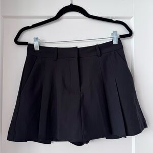 Dynamite Black Pleated Mini Skirt